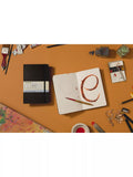 Moleskine watercolour sketchbook black large - British product