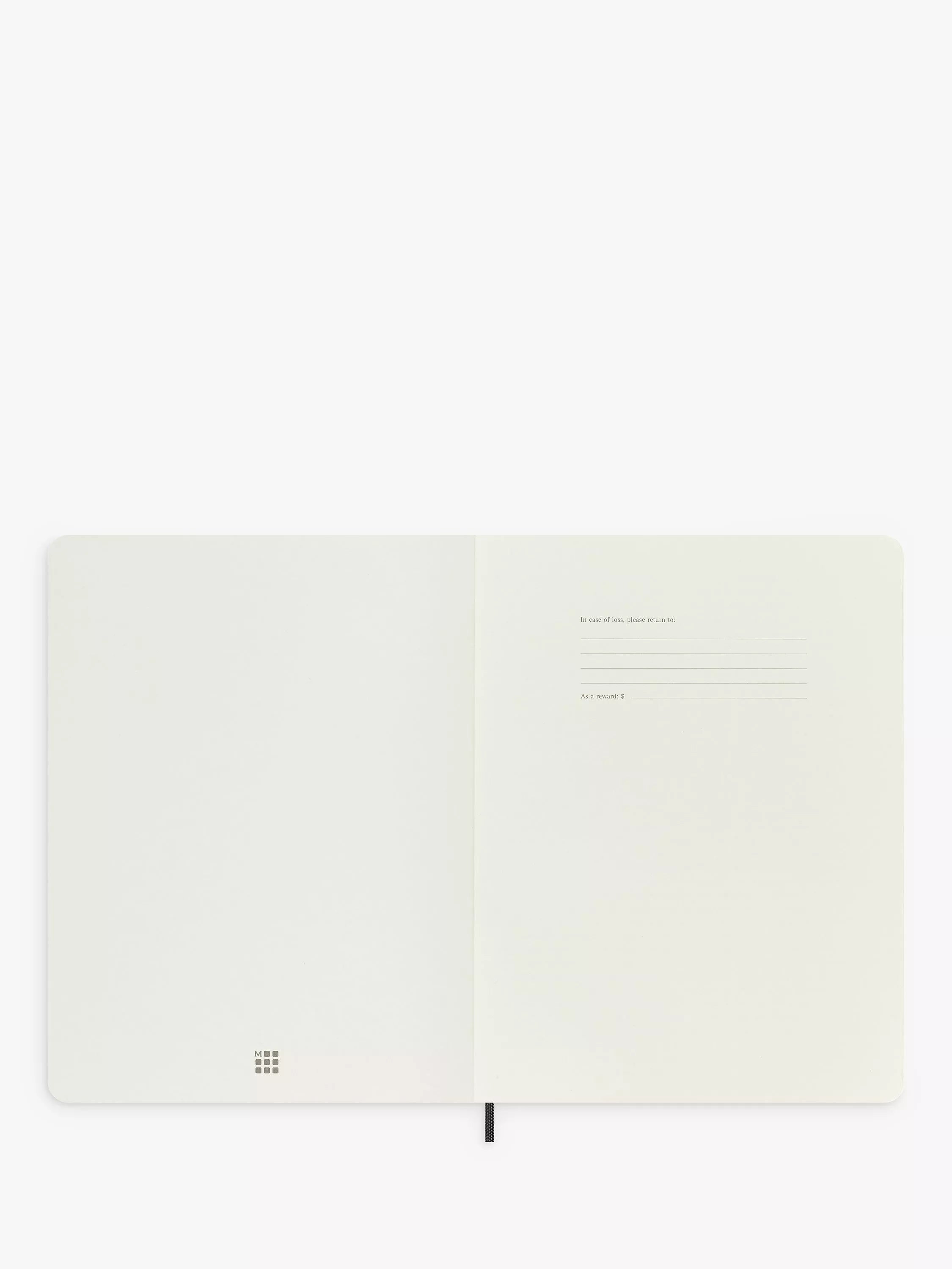 Moleskine extra large dotted soft cover notebook black - British product