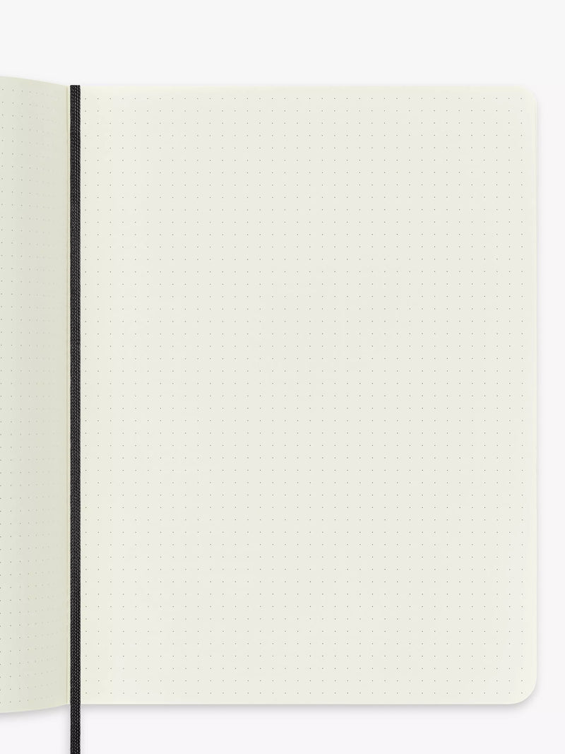 Moleskine extra large dotted soft cover notebook black - British product