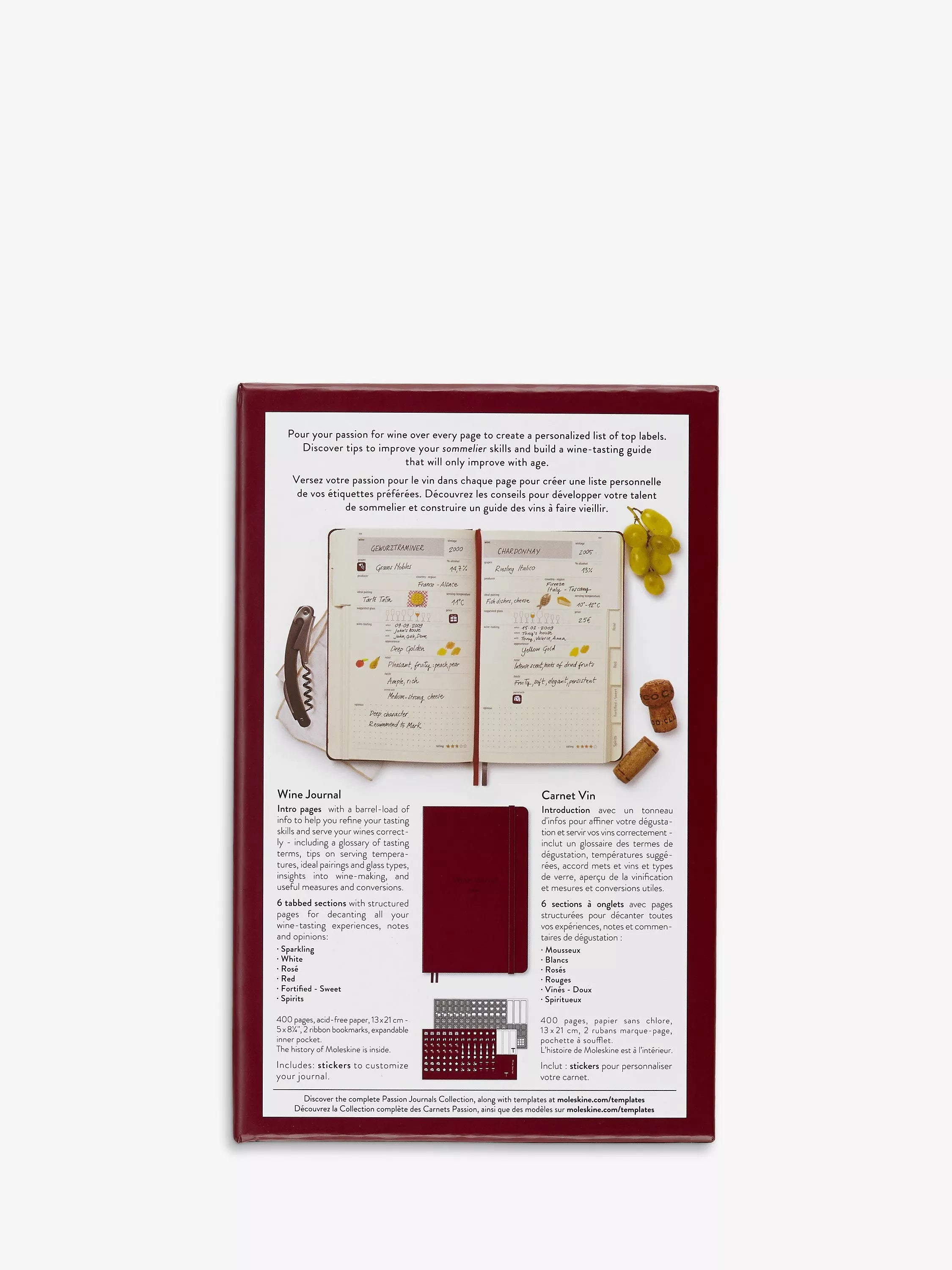 Moleskine Passions Wine Journal medium - British product
