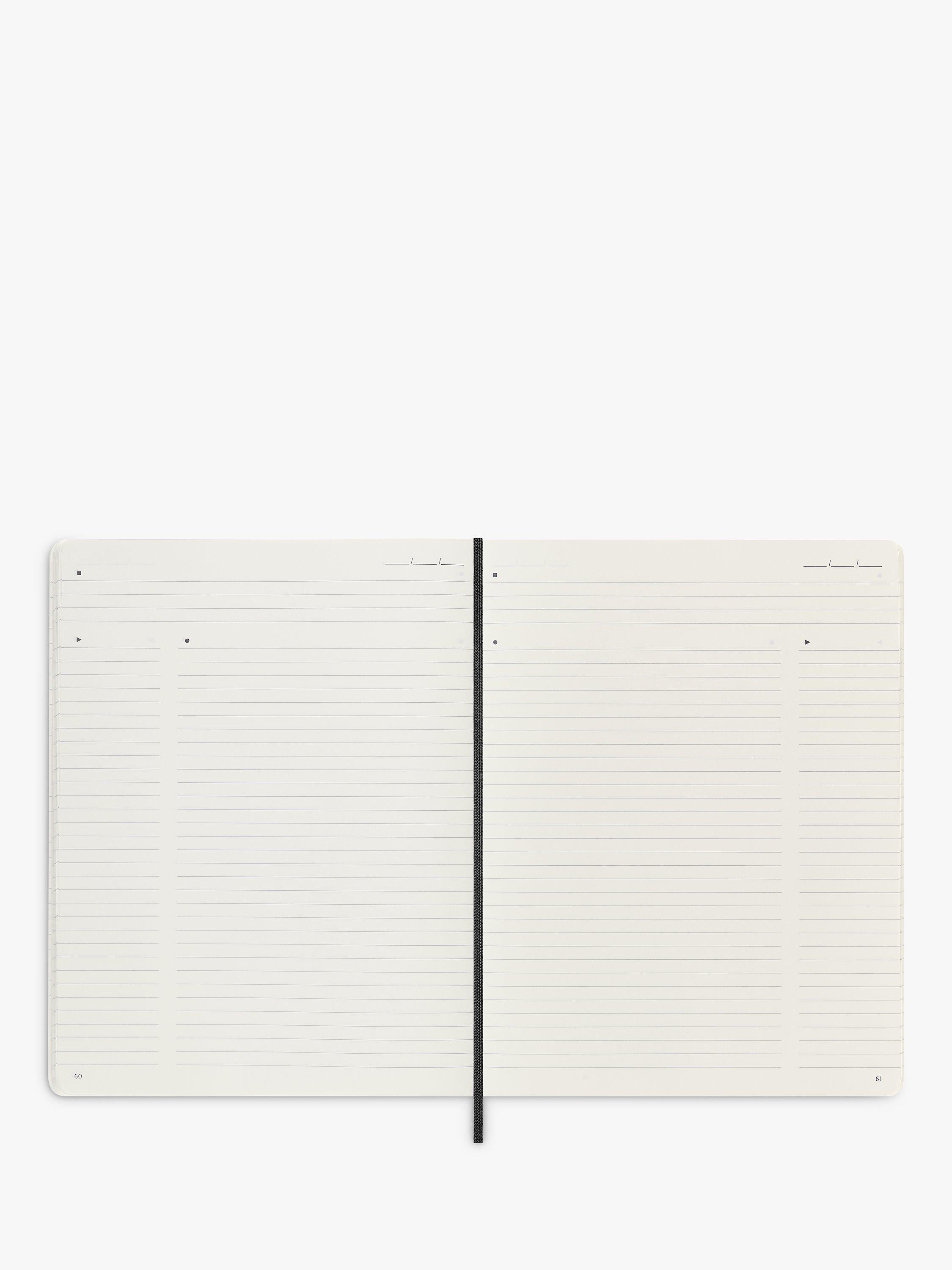 Moleskine Pro Extra Large Notebook black, imported from the UK
