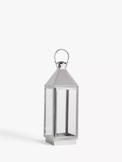 John Lewis John Lewis Square Lantern Candle Holder, H65 cm- Buy online at McGrocer