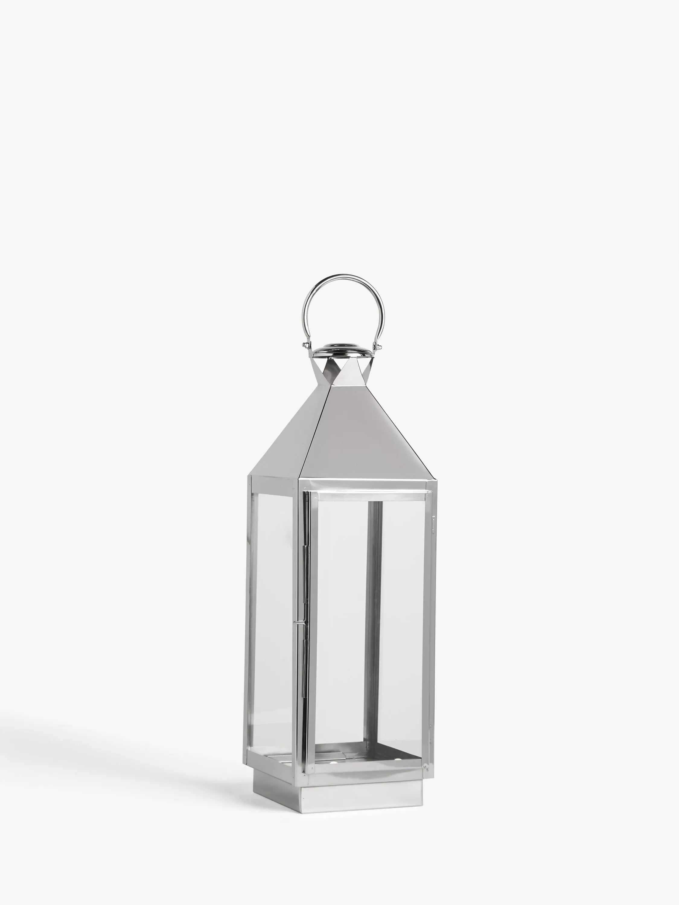 John Lewis square lantern candle holder H65 cm, imported from the UK
