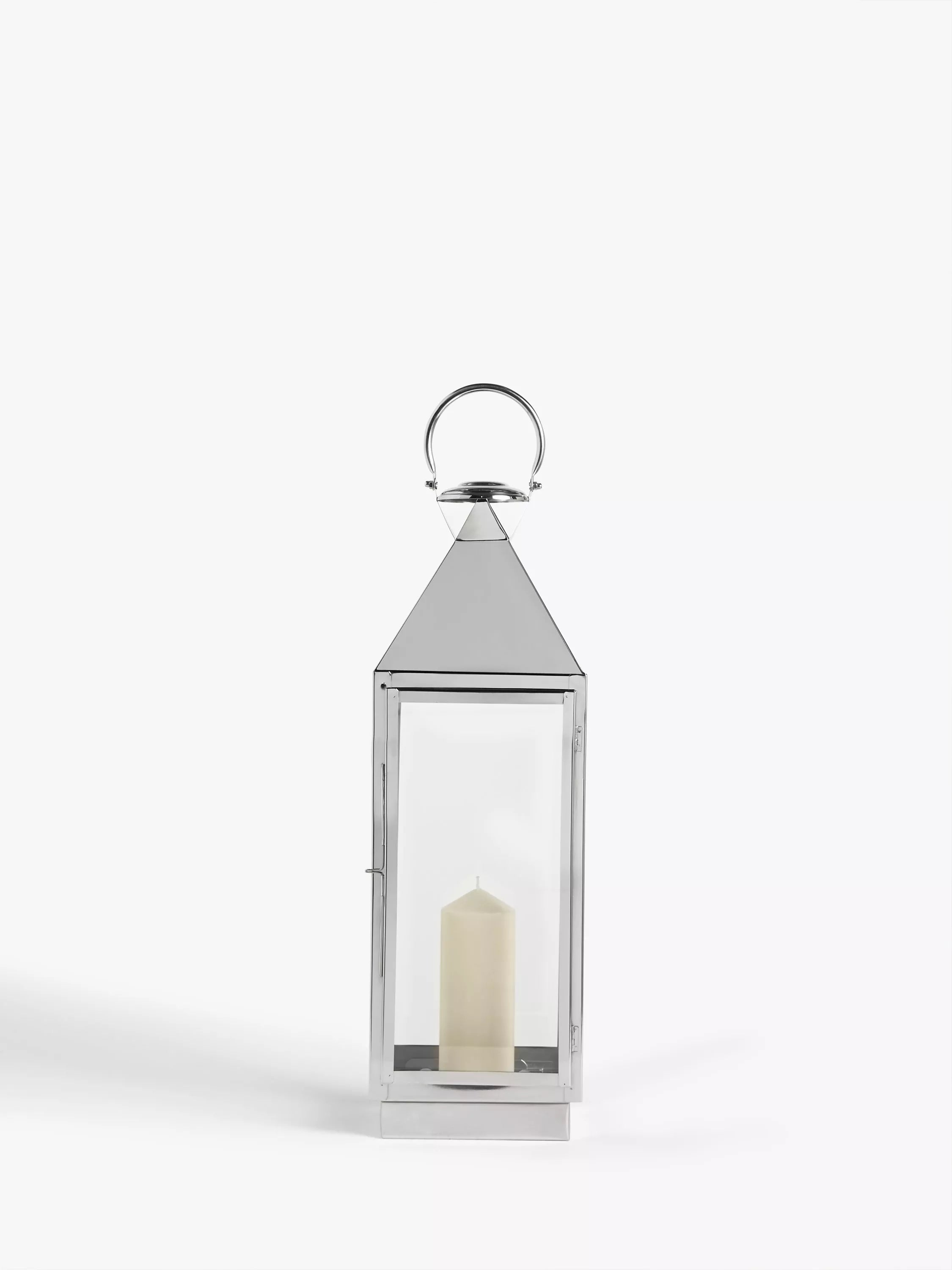 John Lewis square lantern candle holder H65 cm, imported from the UK
