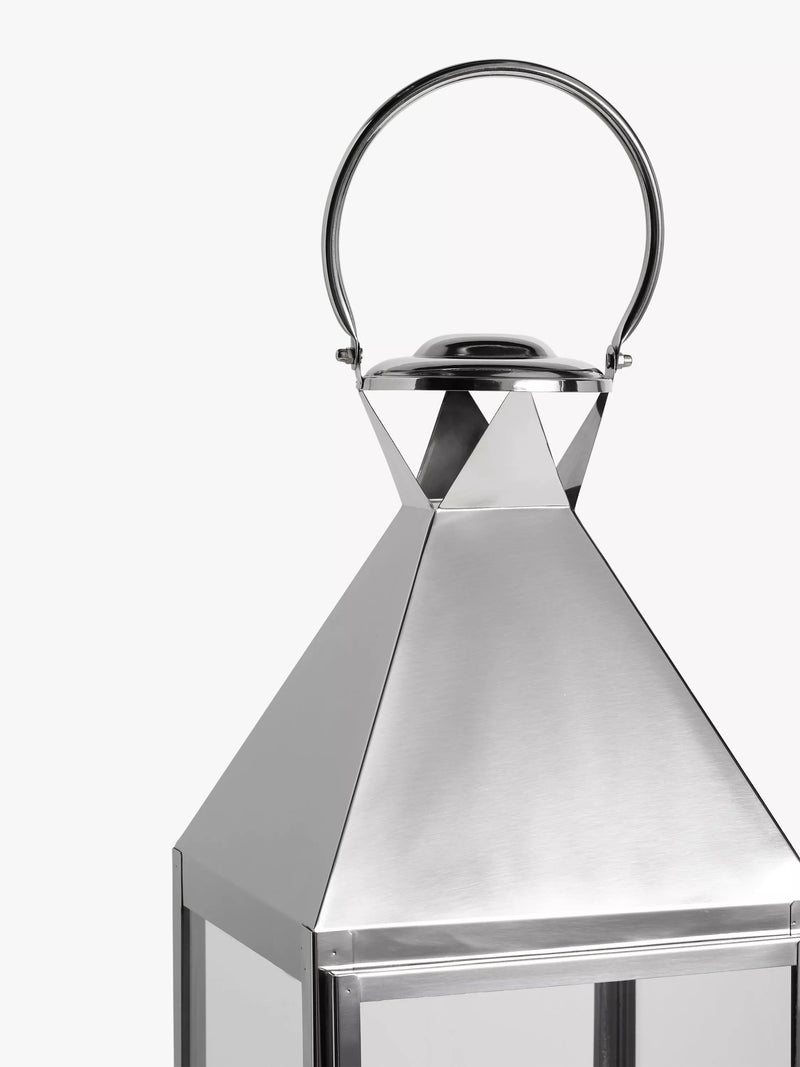 John Lewis Square Lantern Candle Holder, H87 cm