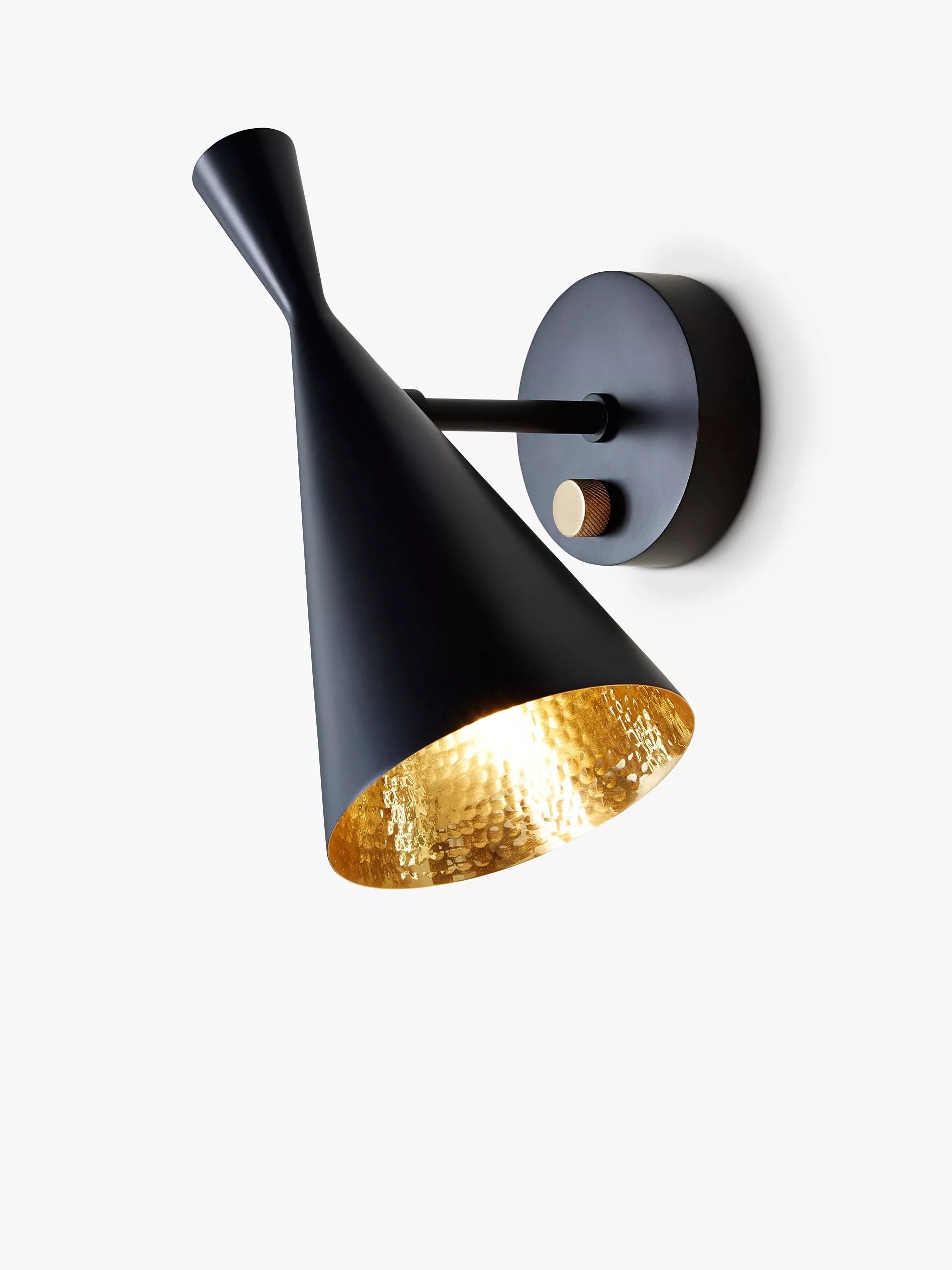 Tom Dixon Beat wall light brass hand-beaten (British brand)