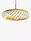 Tom Dixon Spring LED small ceiling light in brass effect - British product