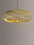 Tom Dixon Spring LED small ceiling light in brass effect - British product