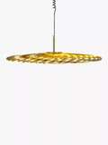 Tom Dixon Spring LED small ceiling light in brass effect - British product