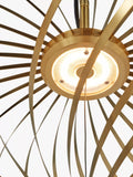 Tom Dixon Spring LED small ceiling light in brass effect - British product