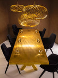 Tom Dixon Spring LED small ceiling light in brass effect - British product