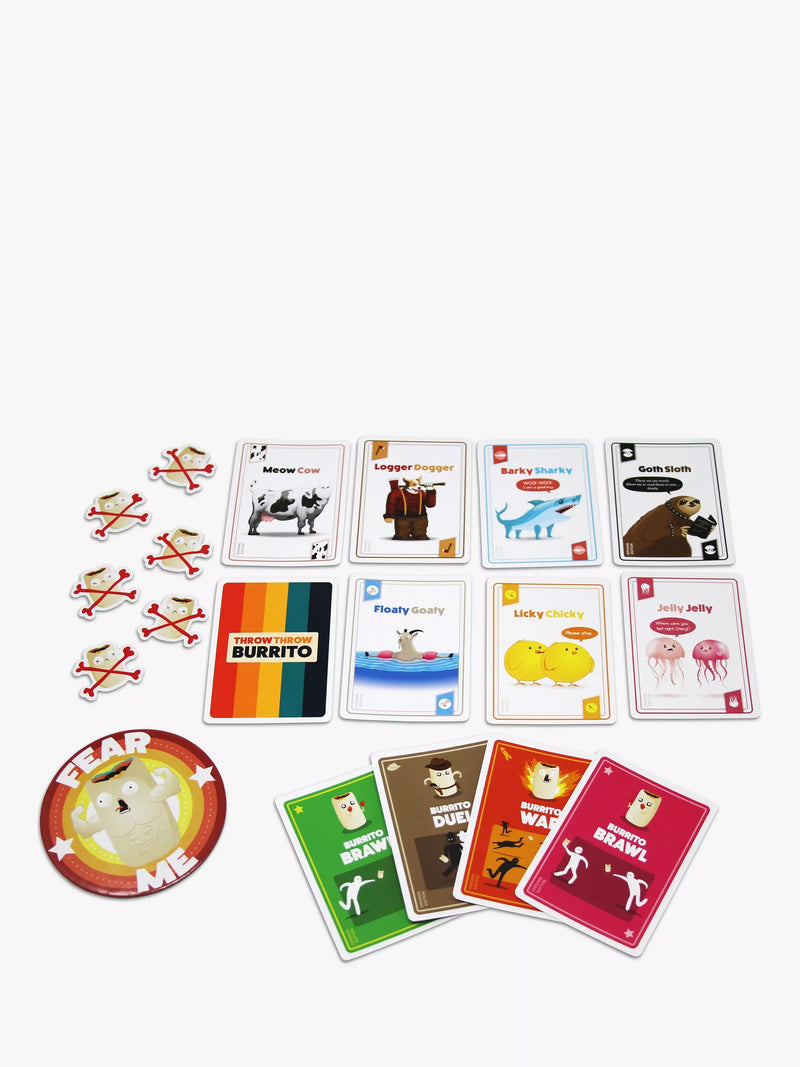 Asmodee Throw Throw Burrito card game, imported from the UK