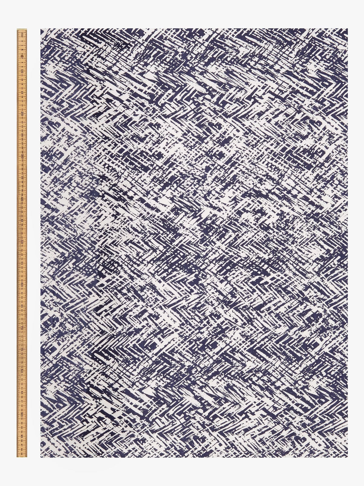 Montreux Fabrics navy abstract diamond jersey fabric 150cm, imported from the UK