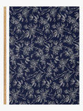 Montreux Fabrics floral print fabric navy, imported from the UK