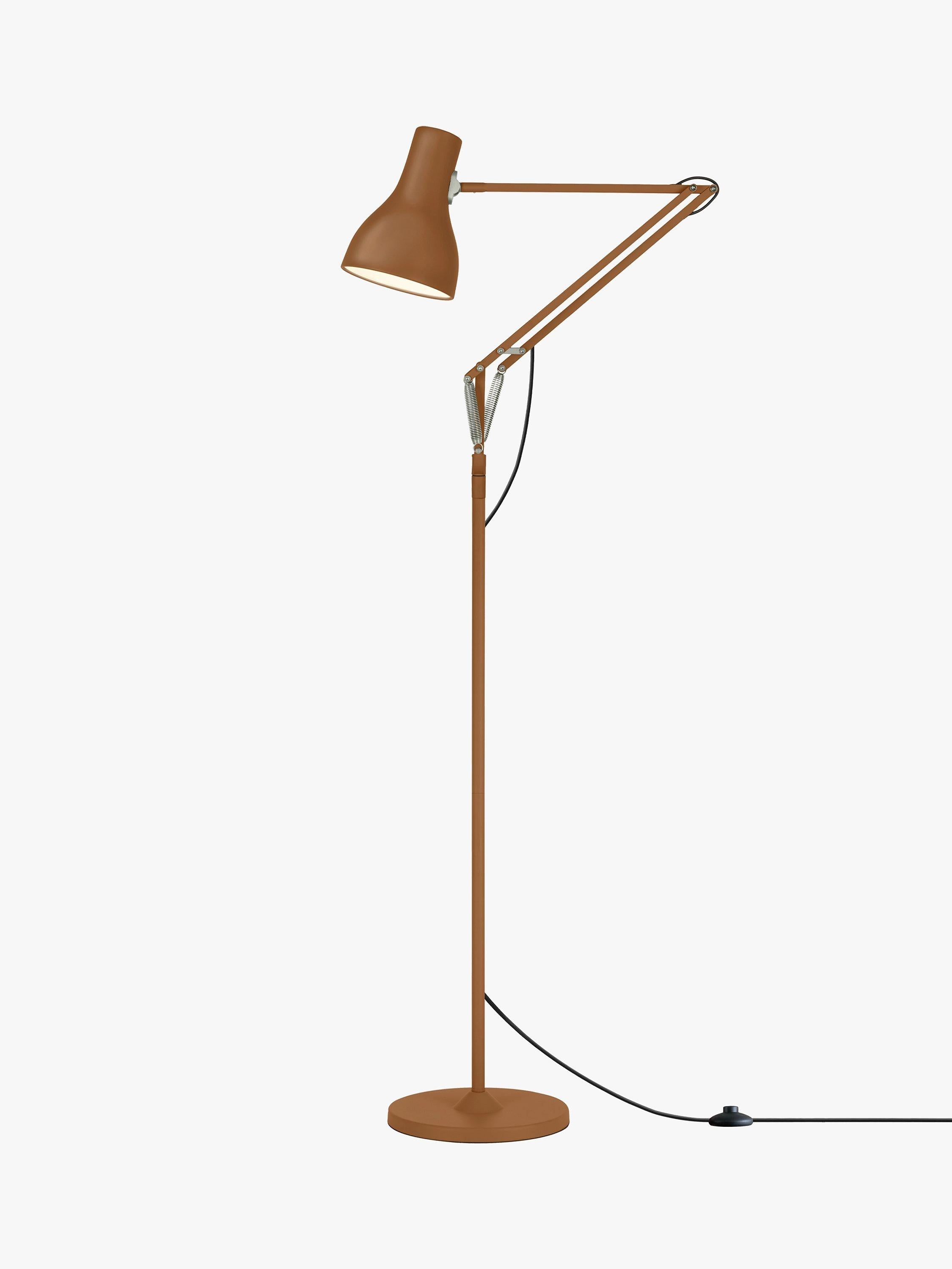 Anglepoise Type 75 floor lamp Margaret Howell Sienna edition, imported from the UK