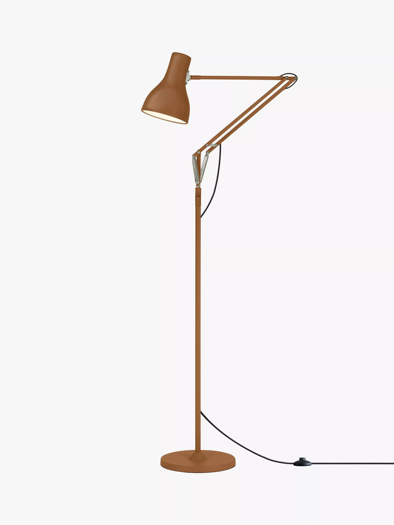 Anglepoise Type 75 floor lamp Margaret Howell Sienna edition, imported from the UK