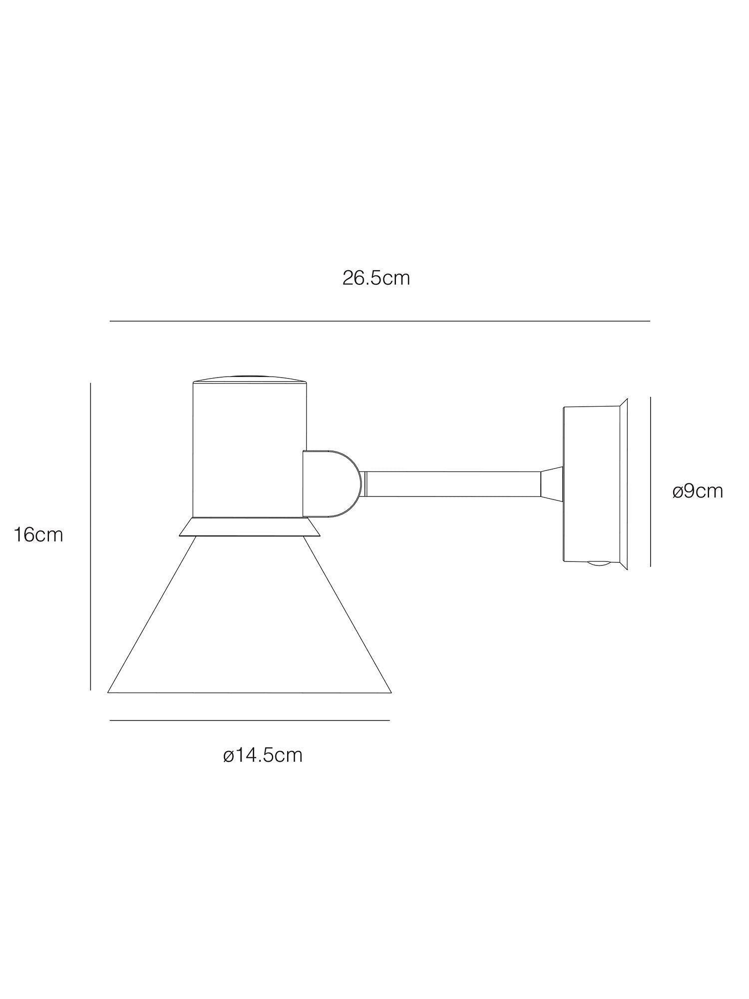 Anglepoise Type 80 wall light, imported from the UK