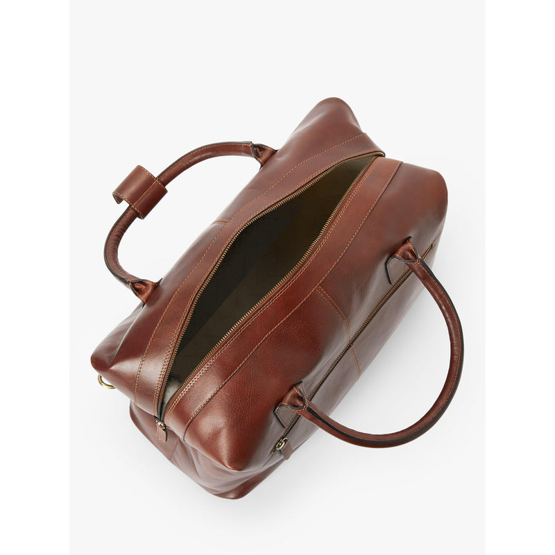 John Lewis Italian leather holdall travel bag, imported from the UK