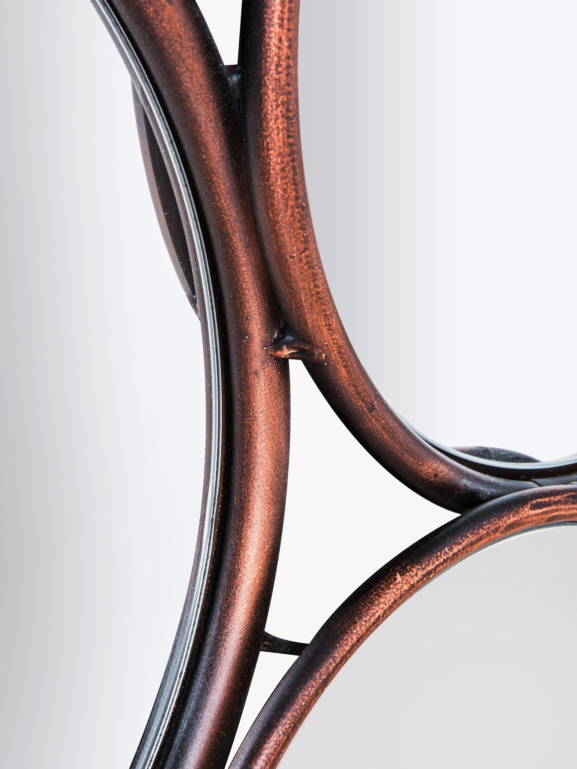 Gallery Direct wall mirror copper finish 121x58.5cm, UK version
