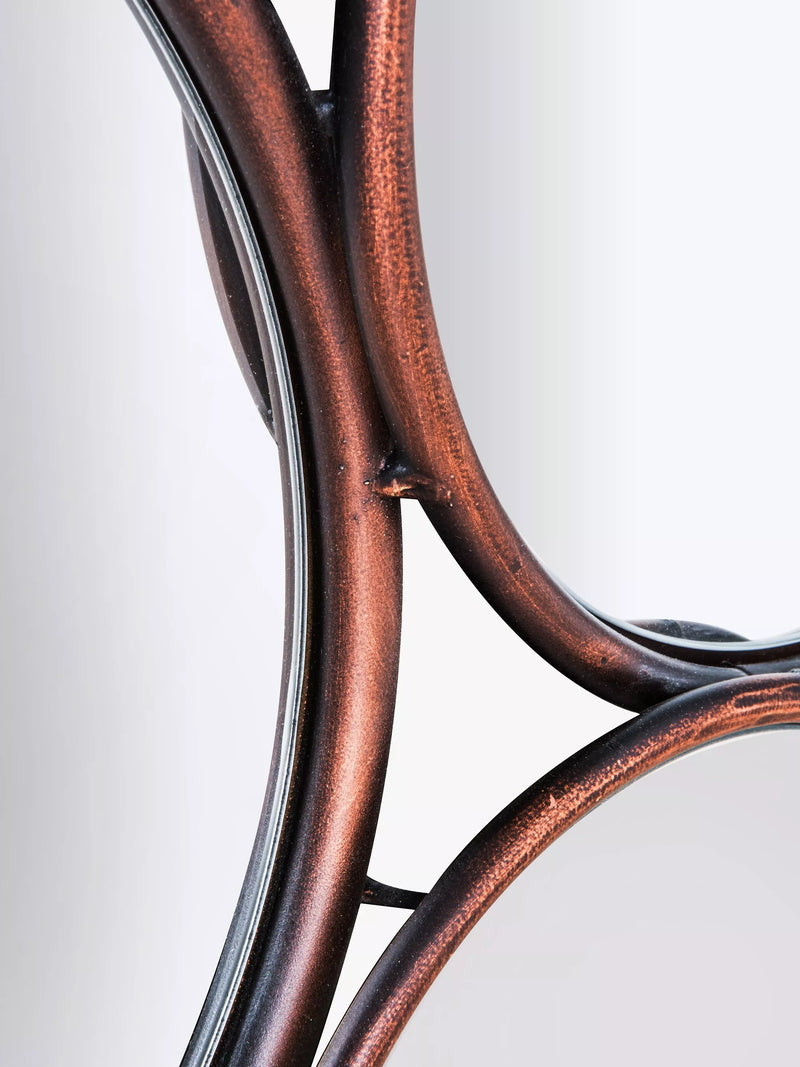 Gallery Direct wall mirror copper finish 121x58.5cm, UK version