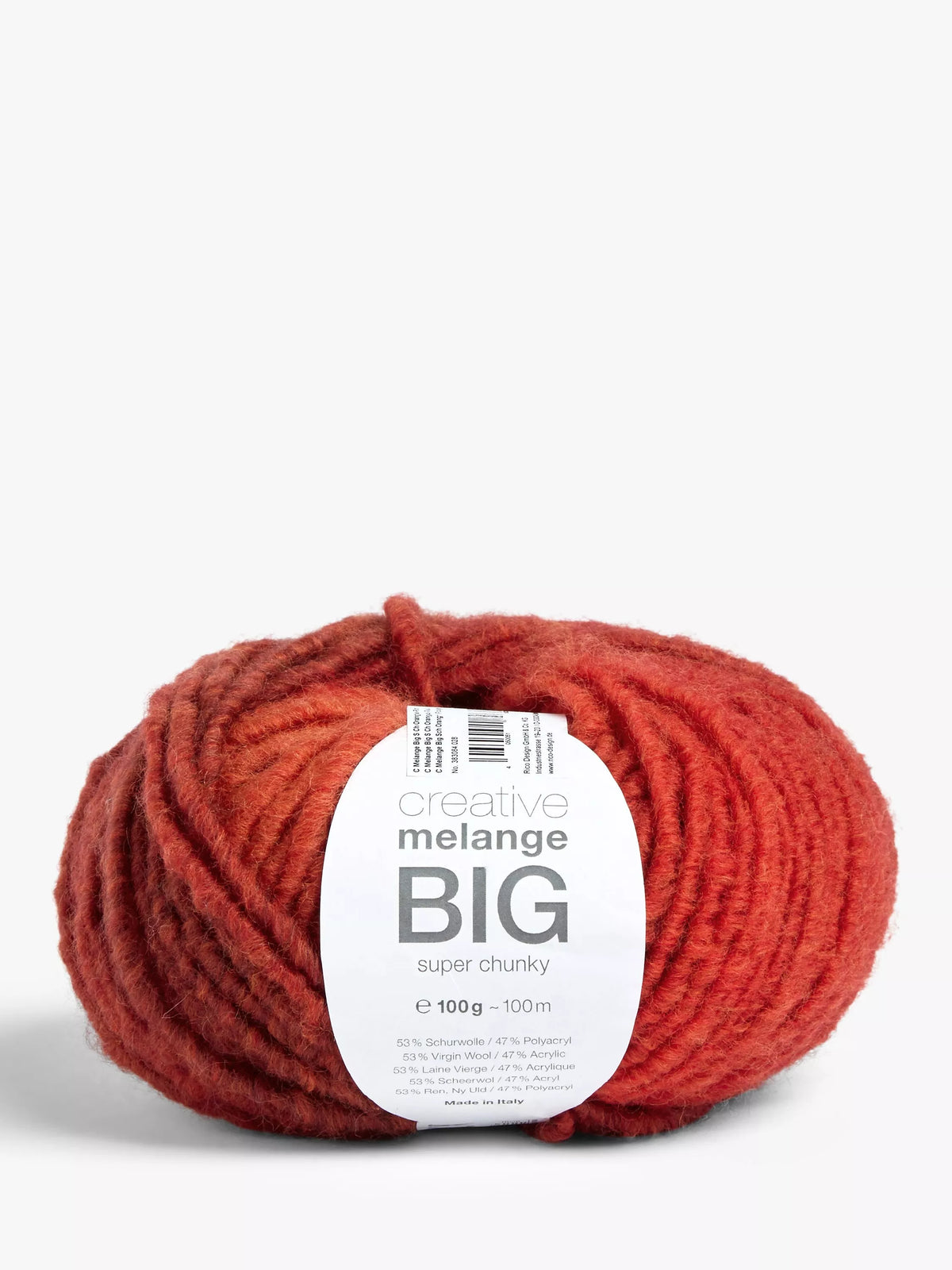 Rico Design Creative Melange Big super chunky yarn 100g, UK version