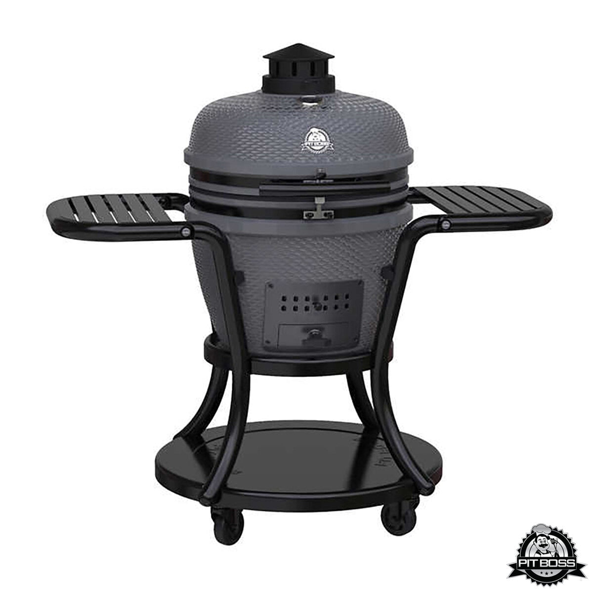 Pit Boss 24” (60 cm) Ceramic Kamado Charcoal Barbecue Grill + Cover in Grey GOODS Costco UK