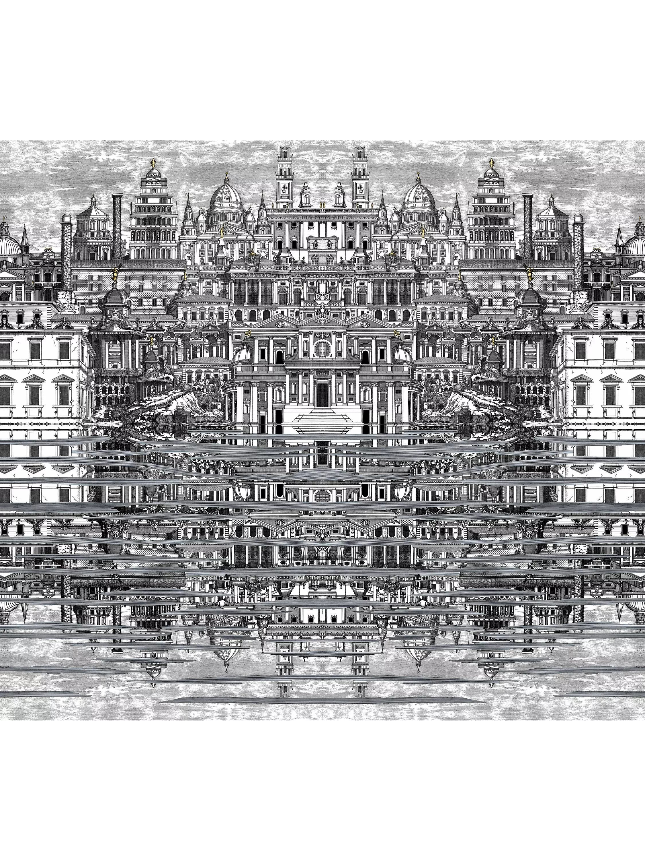 Cole & Son Riflesso wallpaper panel 127.5x140cm (British brand)