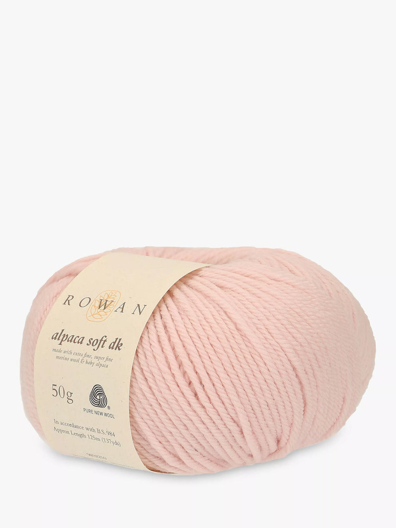 Alpaca and Wool Blend DK Yarn 50g in Champagne