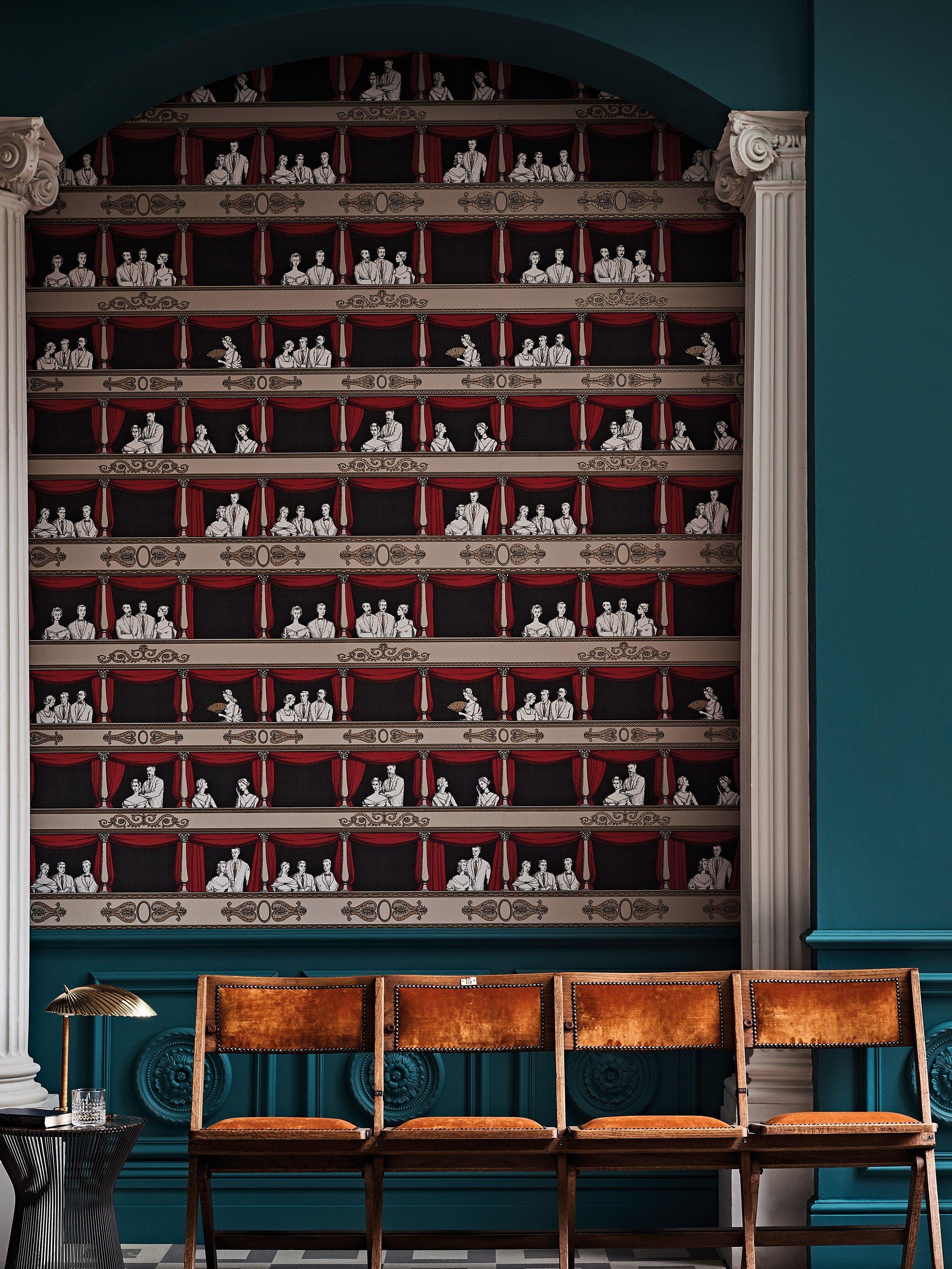 Cole & Son Teatro wallpaper 10m x 68.5cm, UK version