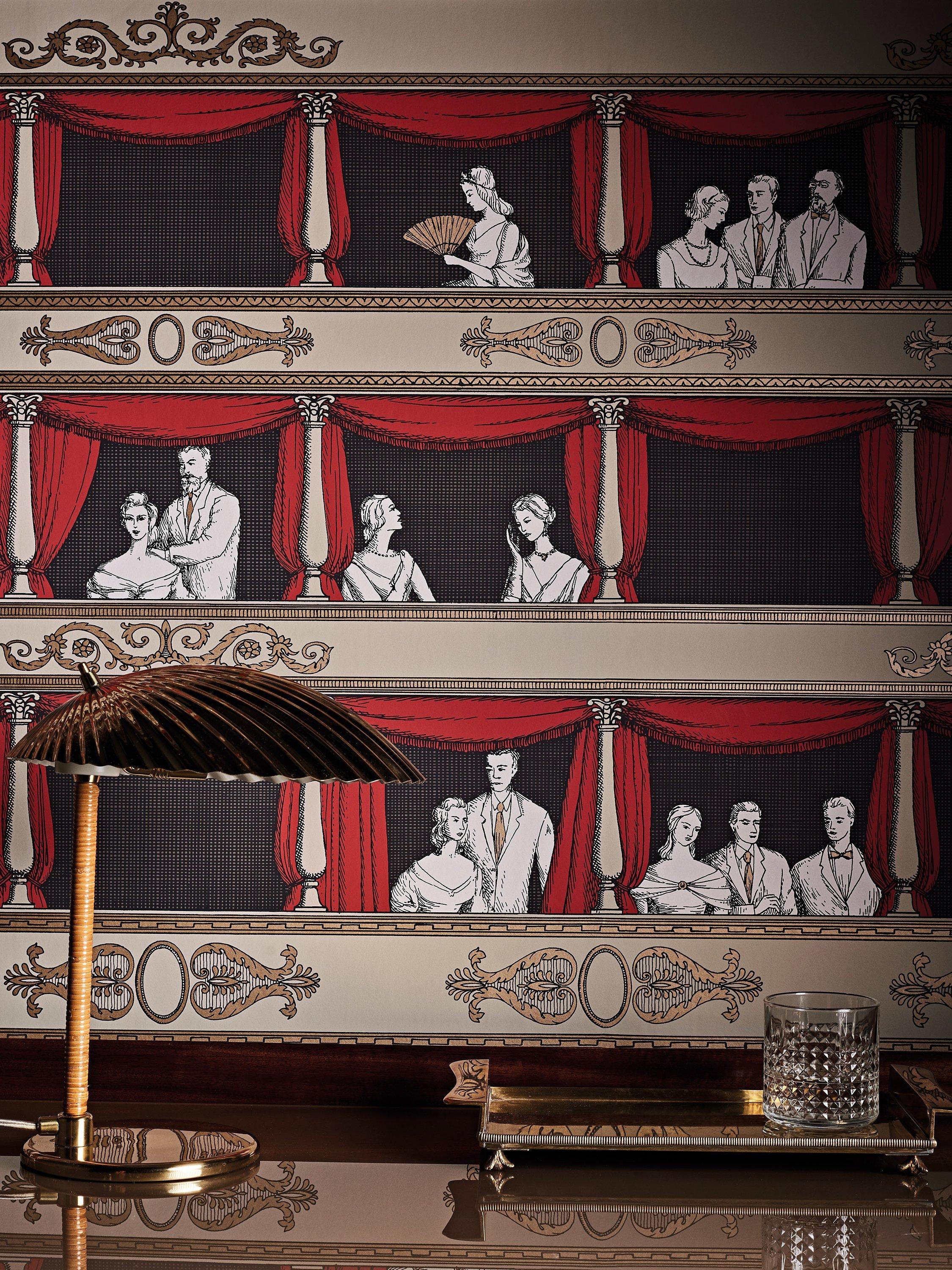 Cole & Son Teatro wallpaper 10m x 68.5cm, UK version