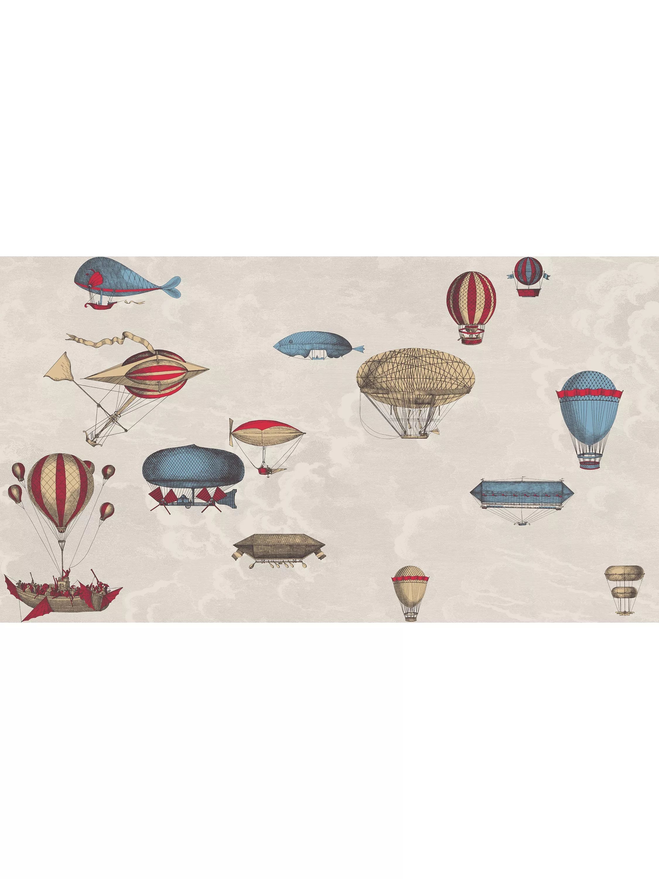 Cole & Son Macchine Volanti wallpaper set two rolls - British product