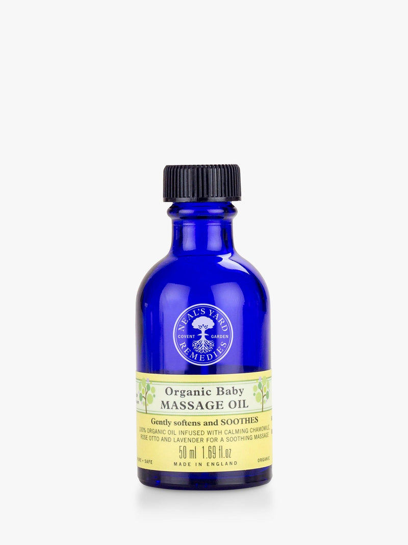 Neal's Yard Remedies baby massage oil 50ml, imported from the UK