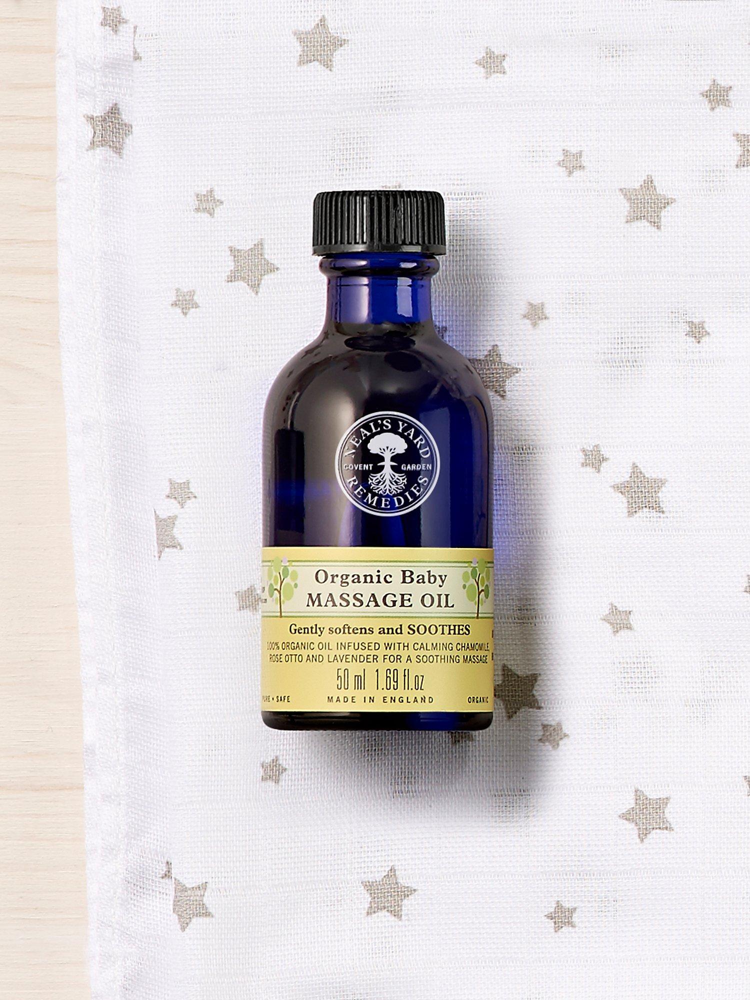 Neal's Yard Remedies baby massage oil 50ml, imported from the UK