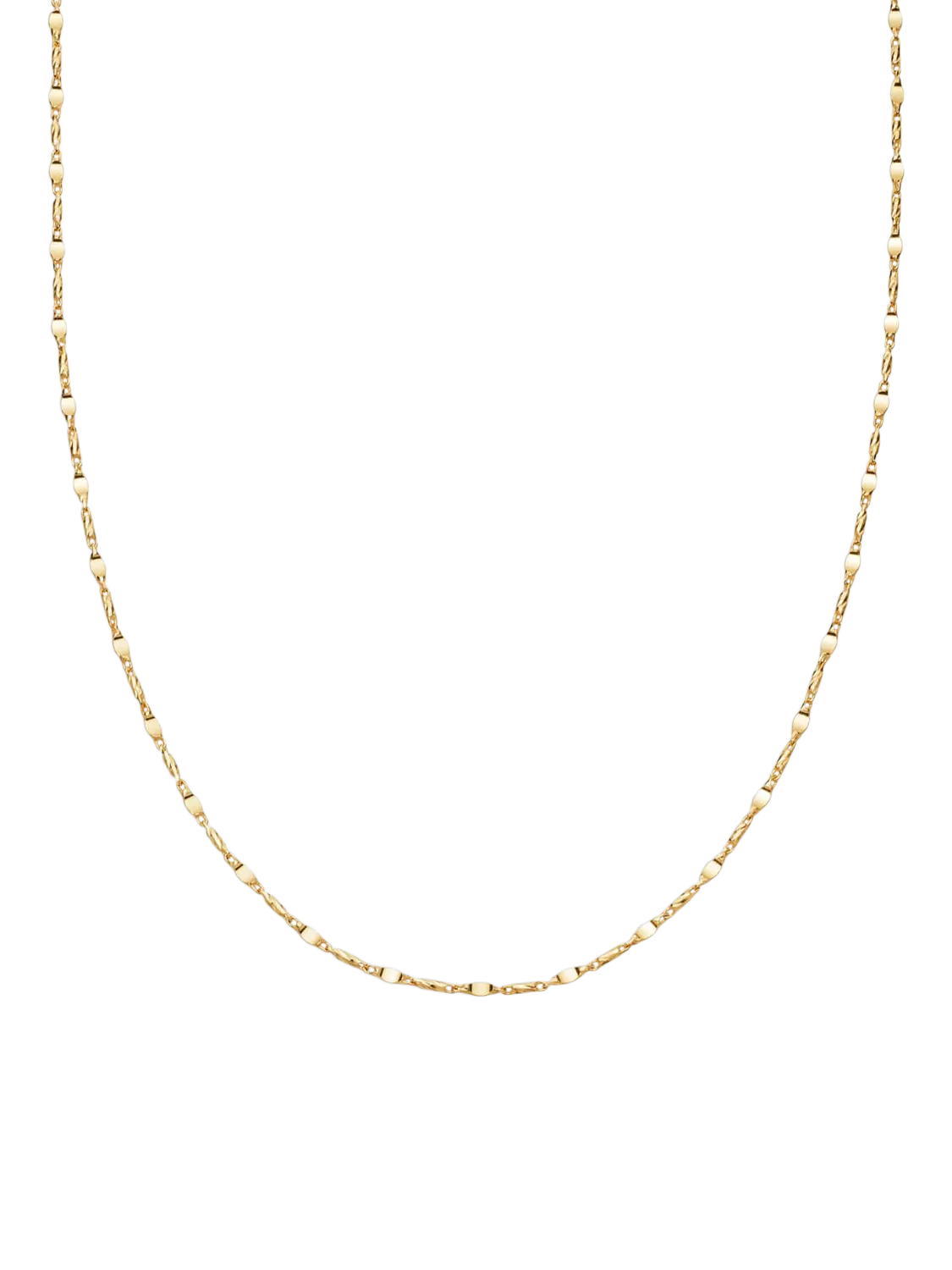 Daisy London Isla Tidal Twist gold necklace, UK version