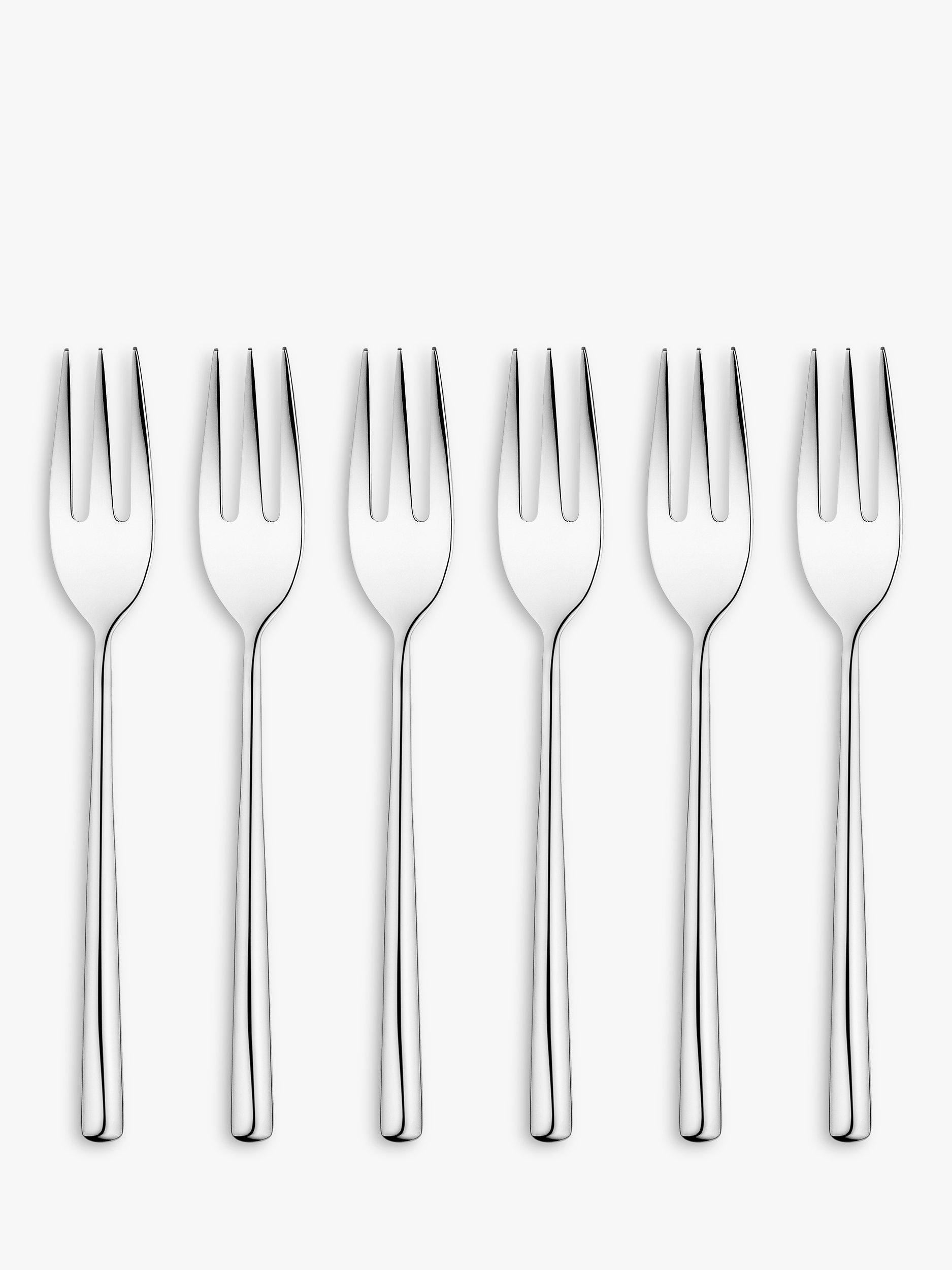 Stainless Steel Pastry Fork Set of 6