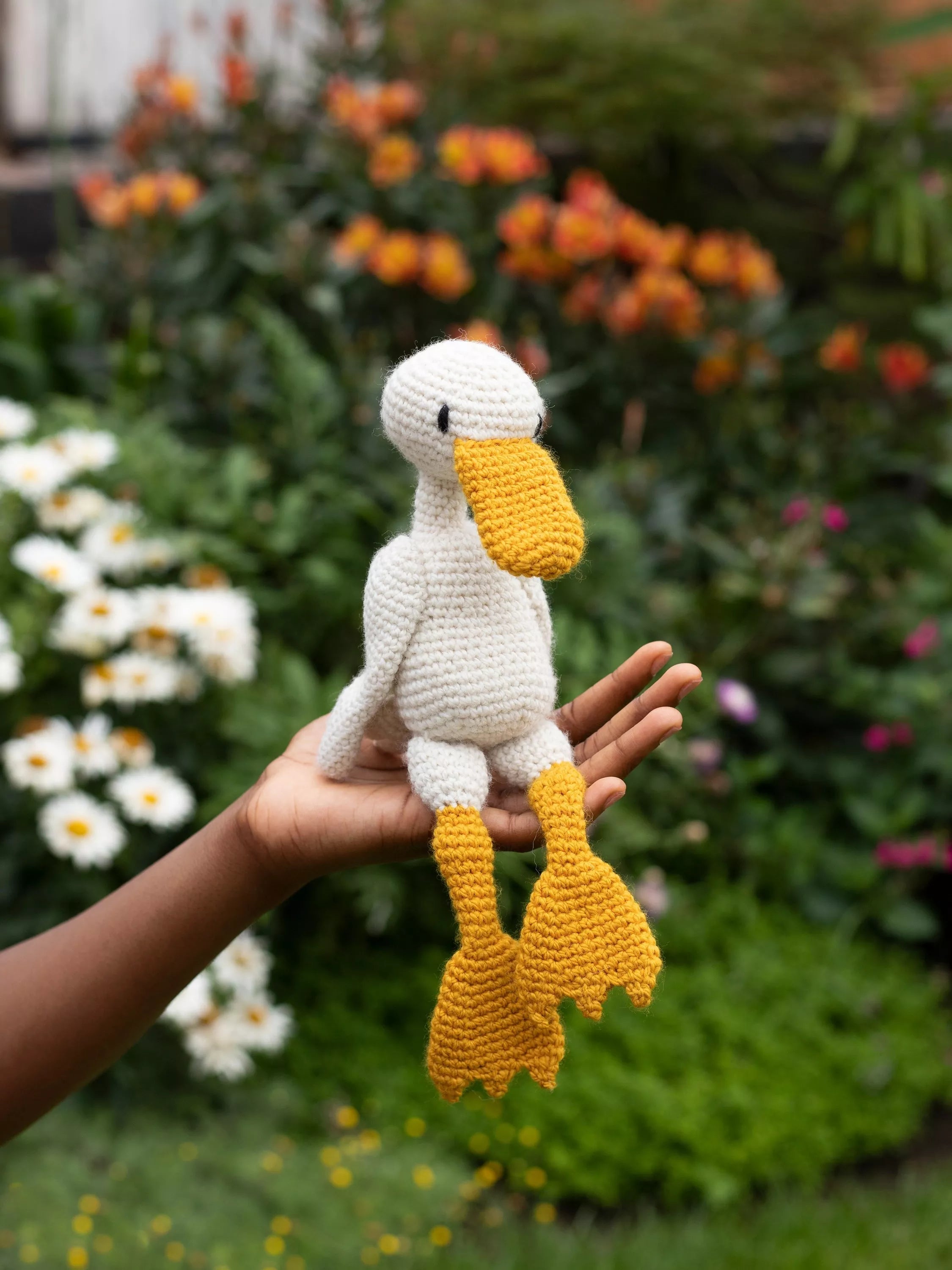TOFT Geraldine Duck crochet kit with wool and pattern, UK version