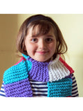 Buttonbag pom pom scarf suitcase knitting kit, UK version