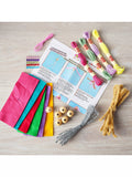 Buttonbag Rainbow Friends peg doll suitcase craft kit - British product