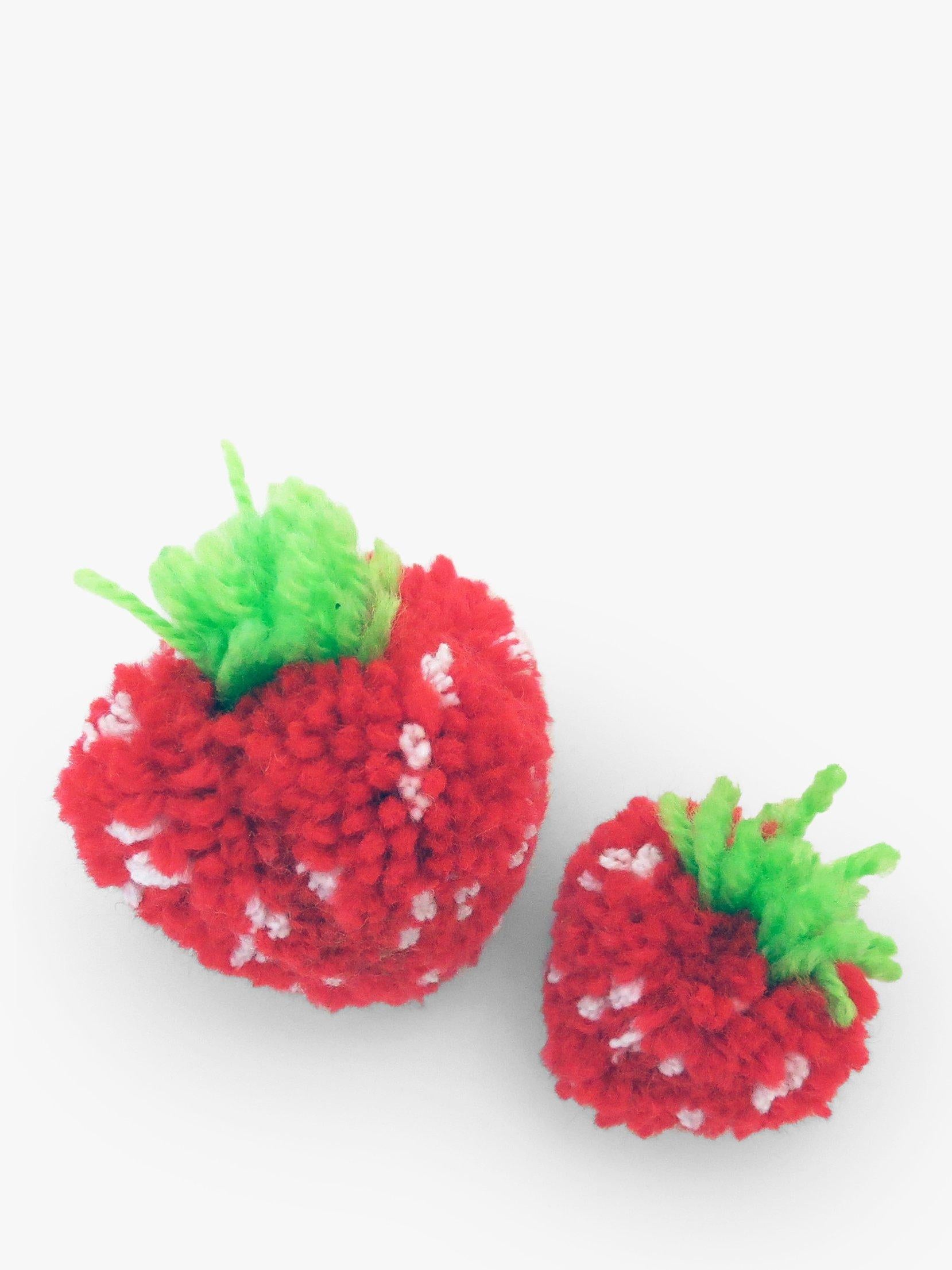 Buttonbag pom pom craft kit in suitcase, imported from the UK