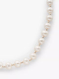 Lido freshwater pearl necklace white sterling silver (British brand)