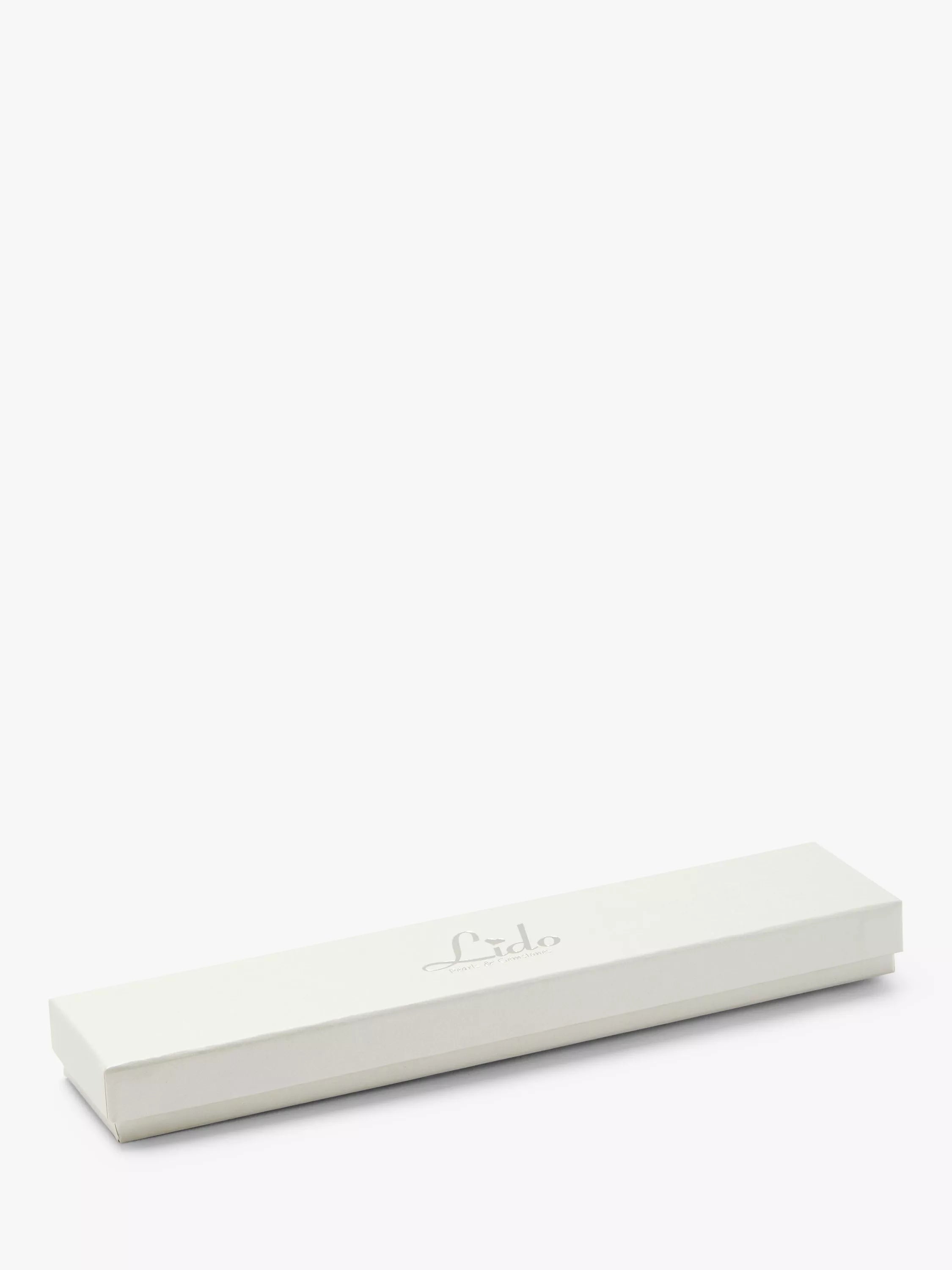 Lido freshwater pearl necklace white sterling silver (British brand)