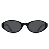 Quay Aura Points black cat-eye sunglasses, UK version