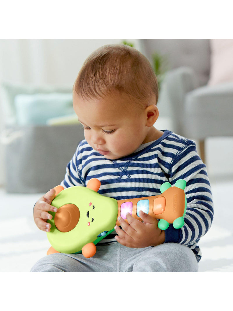 Skip Hop Farmstand Rock A Mole Avocado Guitar Musical Toy (British brand)