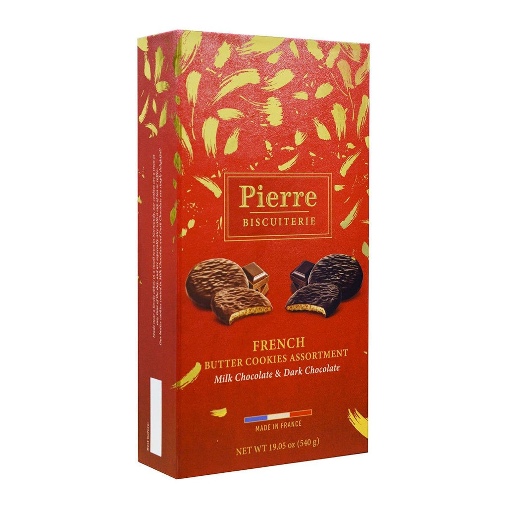 Pierre Biscuiterie French Butter Cookies Holiday Assortment, 540g