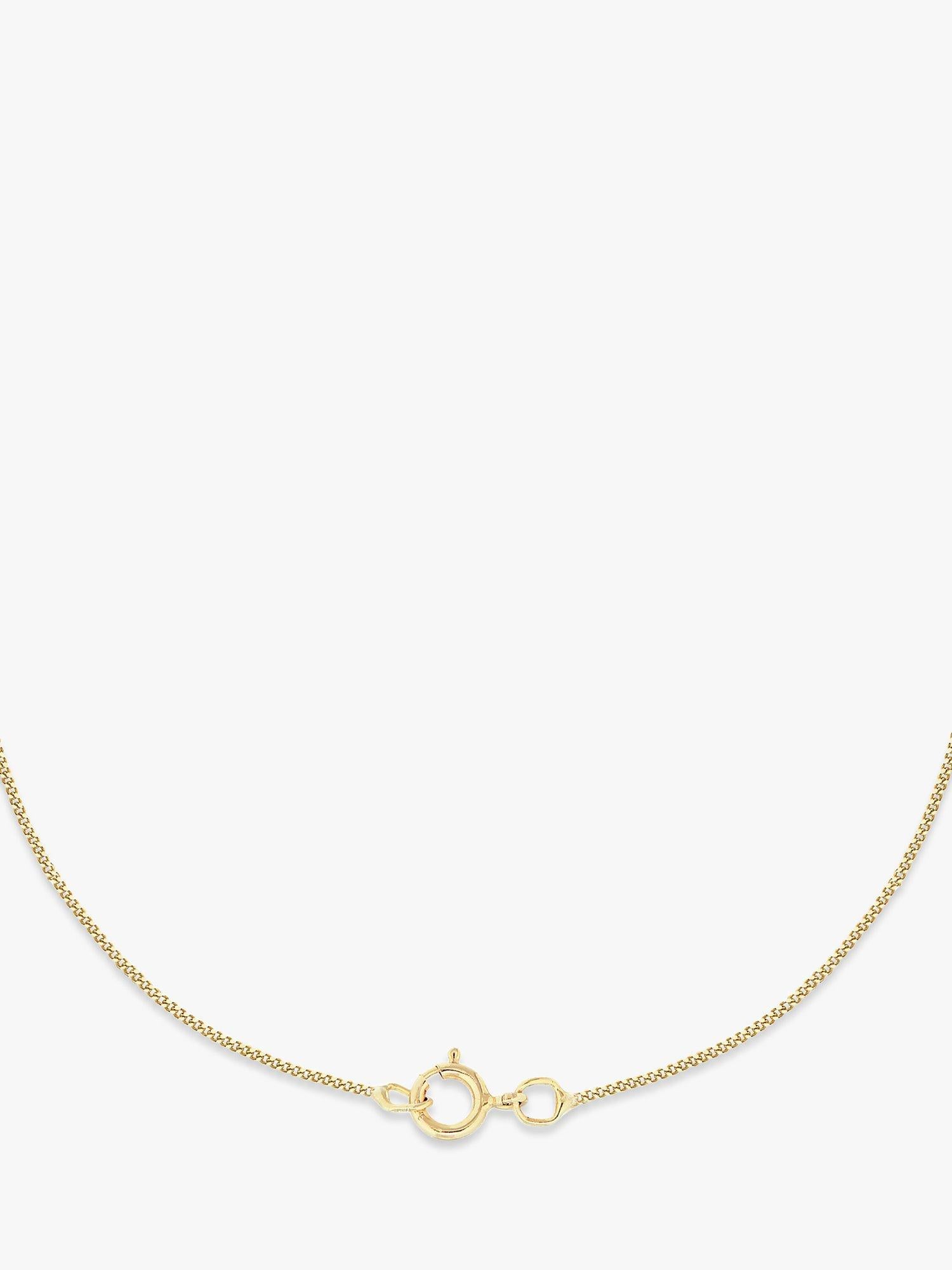 IBB 9ct gold St Christopher pendant necklace 45cm, imported from the UK