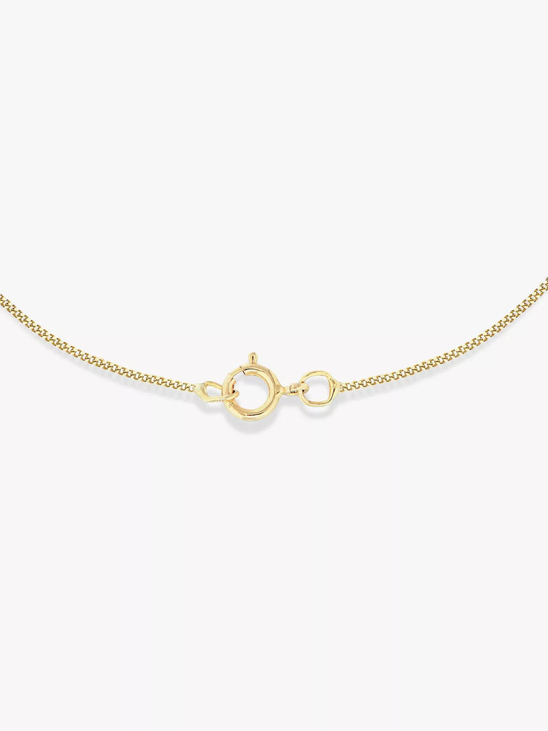 IBB 9ct gold compass and star pendant necklace - British product