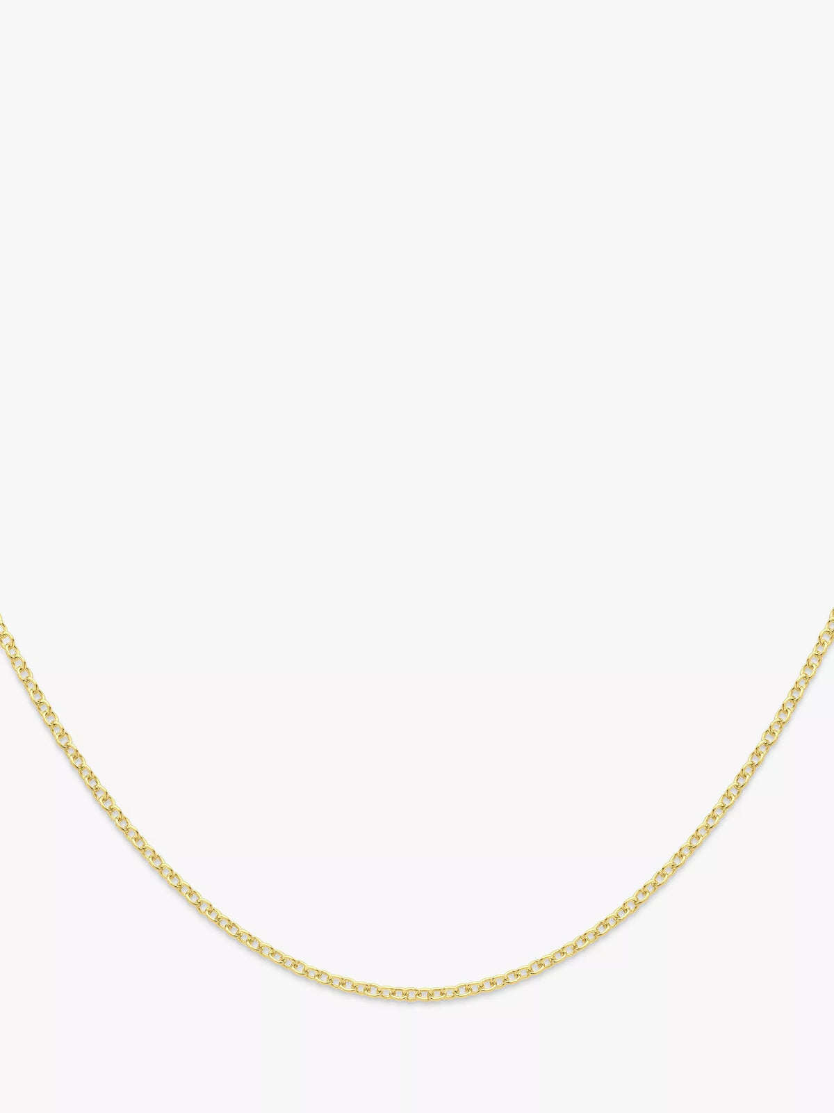 IBB 18ct gold trace chain 50cm, imported from the UK