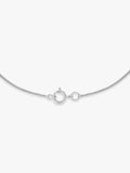 IBB 9 carat white gold heart pendant necklace, imported from the UK