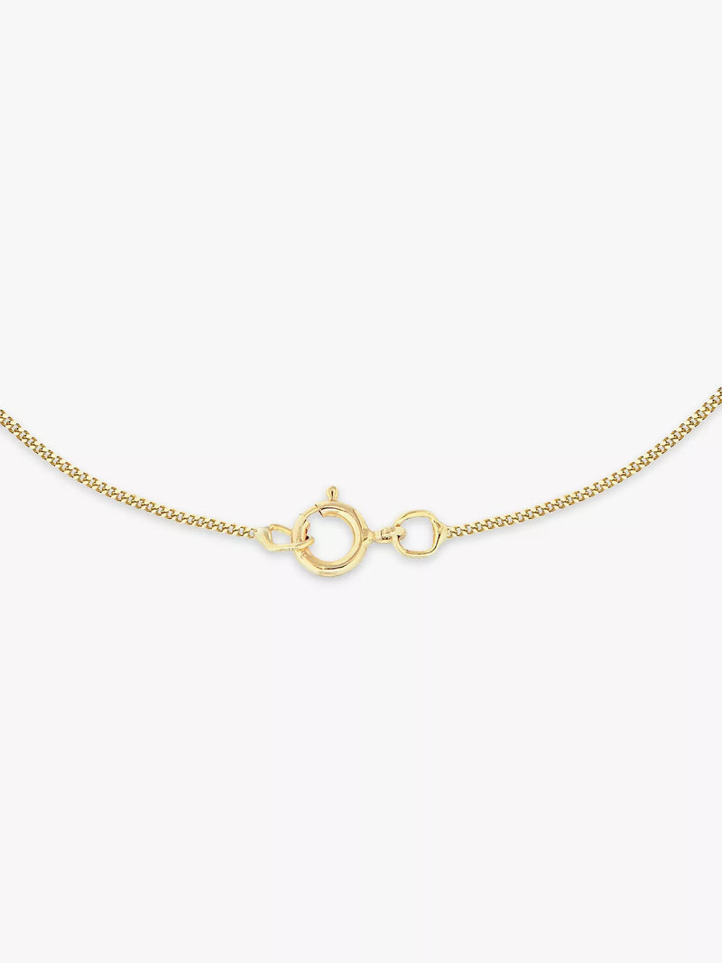 IBB 9ct gold angel wing pendant necklace 45cm - British product
