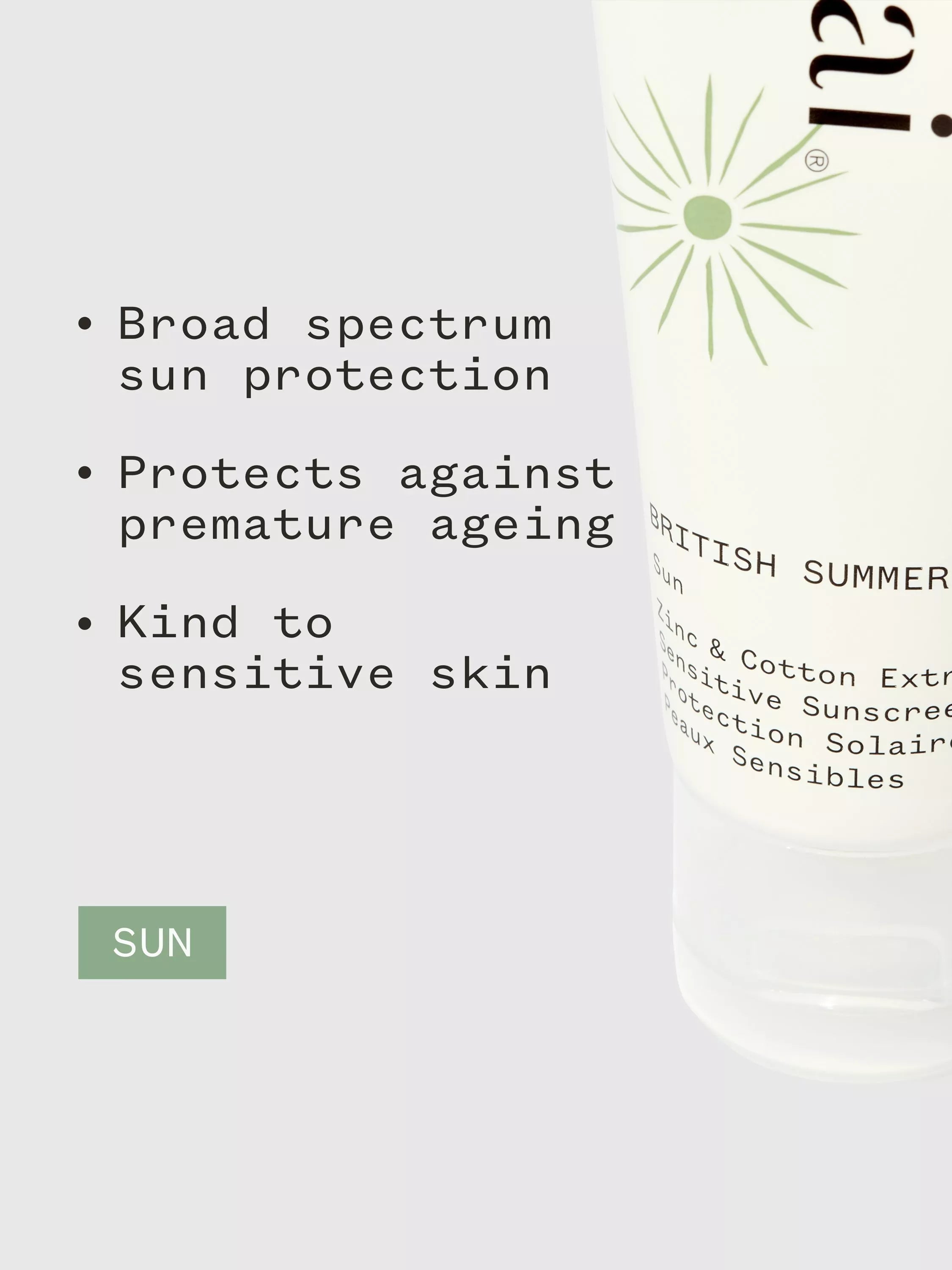 Pai British Summer Time SPF 30 Sensitive Sunscreen 40ml, imported from the UK